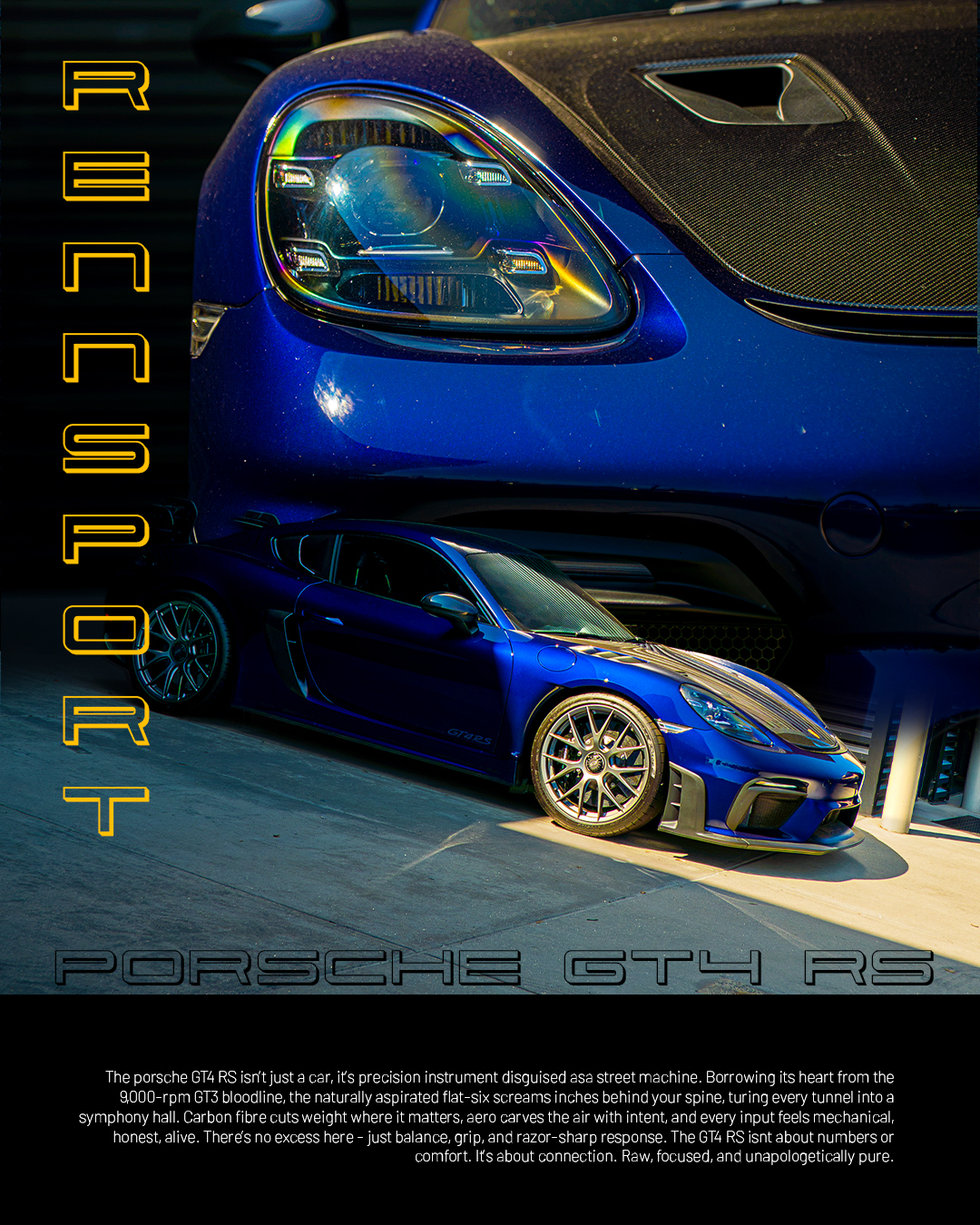 Car graphic design piece